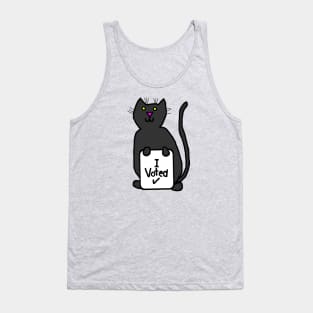 Cute Cat says she Voted Tank Top